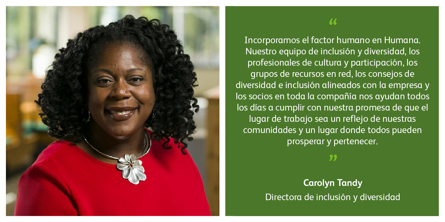 Carolyn Tandy, directora de inclusión y diversidad de Humana.
