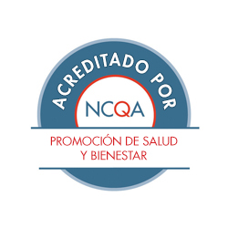 Sello de promoción del bienestar y la salud con acreditación de NCQA