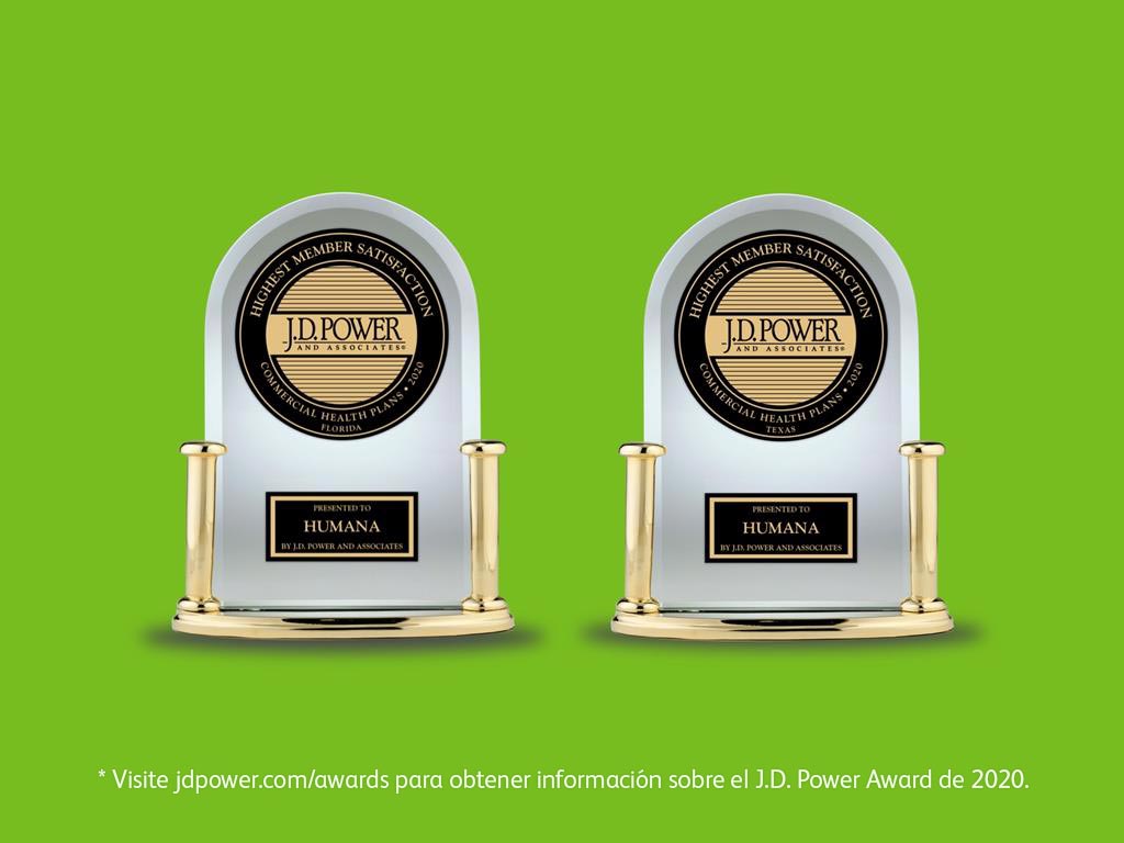 Visite jdpower.com/awards para obtener información sobre el J.D. Power Award de 2020.